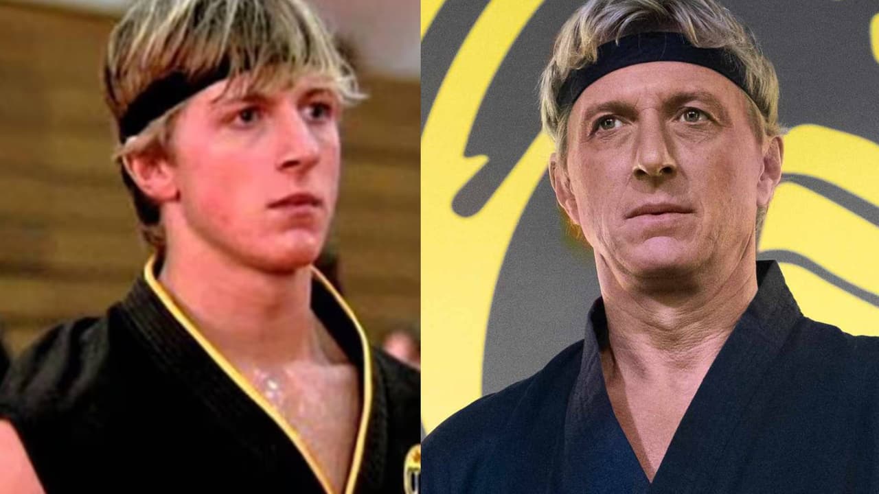 ¿Qué edad tenía William Zabka cuando interpretó a Johnny Lawrence en "Karate Kid" y ahora en "Cobra Kai"?