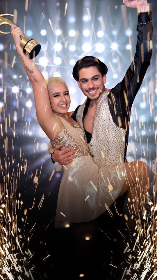 Las estrellas bailan en HOY Romina y Josh ganan el reality de baile