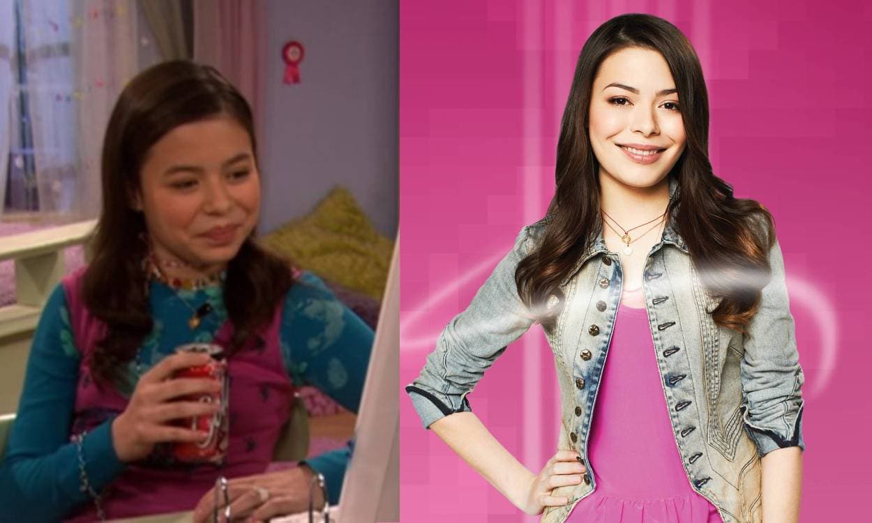 Miranda Cosgrove interpretó a Megan y Carly en ambas series.
