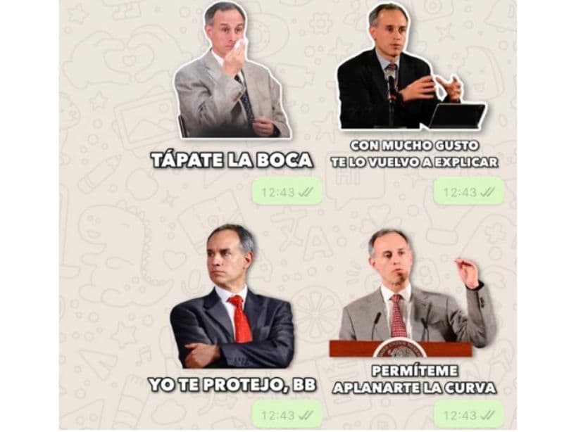 Las recomendaciones del Subsecretario ya son stickers, para que puedas envíarselos a tus contactos y recordarles la importancia de seguir las medidas de salubridad.