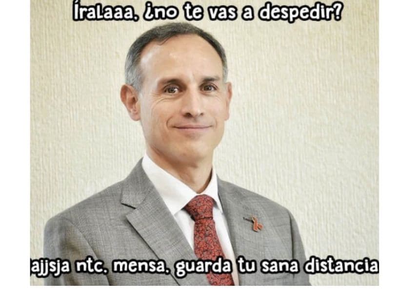 "La sociedad, empresas y gobierno tenemos la posibilidad de reducir el contagio de #COVID19. Aprovechemos esta última oportunidad y pospongamos las actividades de la vida diaria que no son urgentes. #QuédateEnCasa durante todo un mes", expresó el subsecretario recientemente, por lo que le hicieron un meme.