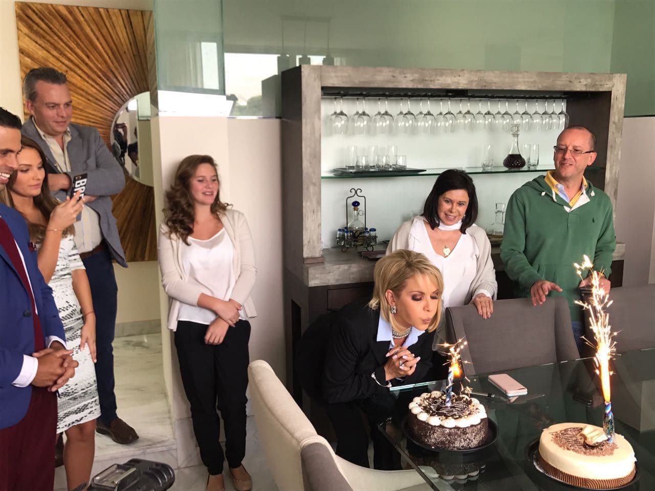 La producción de 'Me declaro culpable' festejó a Daniela Castro